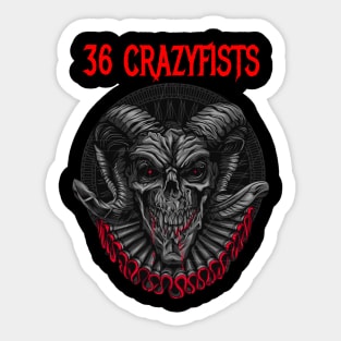 36 CRAZYFISTS BAND Sticker